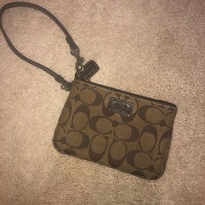 Coach wrist pouch